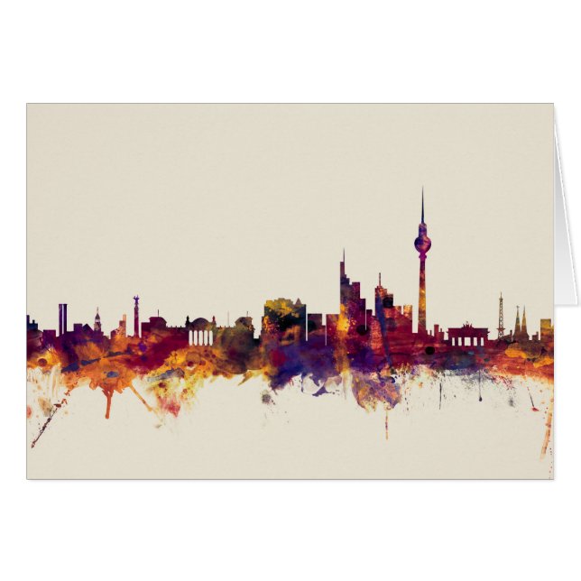 Horizon de Berlin Allemagne (Devant horizontal)