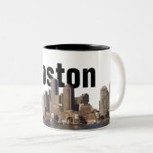 Horizon de Boston sur une tasse (Devant droit)