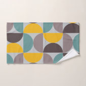 Horizon de la lune d'or moderne du milieu du siècl (Serviette à main)