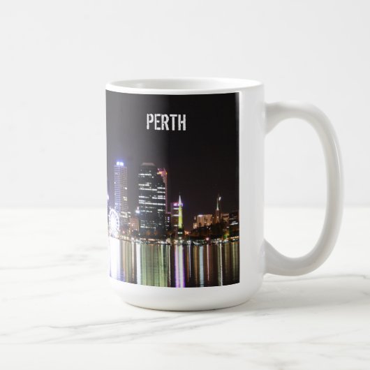 Horizon de nuit de Perth - tasse (Droite)
