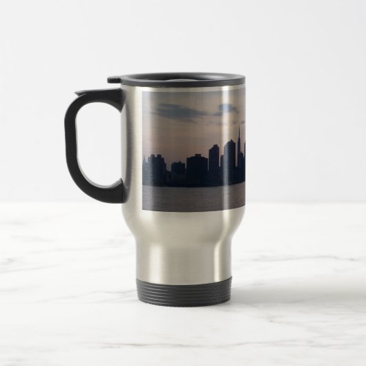 Horizon de NYC - tasse de voyage (Gauche)