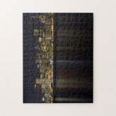 Horizon de San Francisco au puzzle de nuit (Vertical)