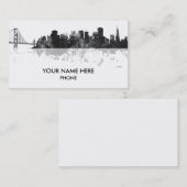 HORIZON de SAN FRANCISCO - cartes de visite (Devant / Derrière)