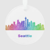 Horizon de Seattle d'arc-en-ciel (dos)