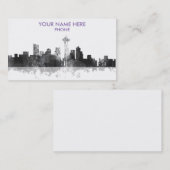 HORIZON de SEATTLE WASHINGTON - cartes de visite (Devant / Derrière)