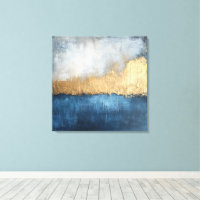 Horizon d'or - Toile Abstraite