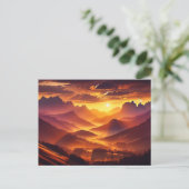 Horizon Doré – Carte postale (Debout devant)