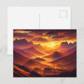 Horizon Doré – Carte postale (Devant / Derrière)
