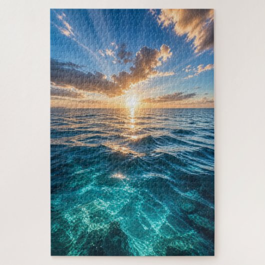 Horizon Doré Puzzle Océan (Vertical)