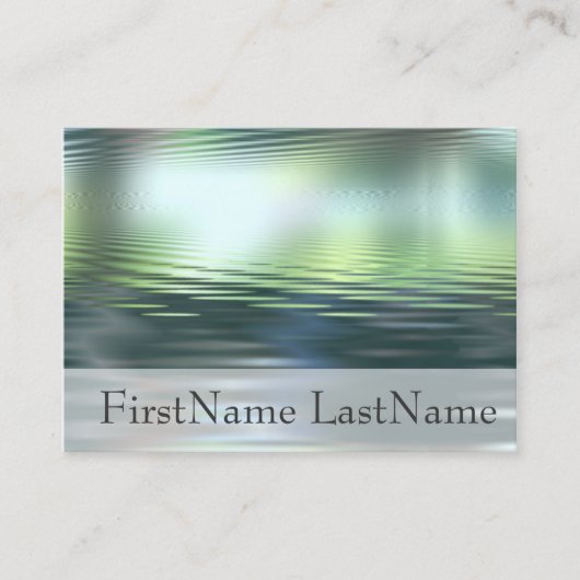 Horizon eau Cartes de visite indestructibles perso (Devant)