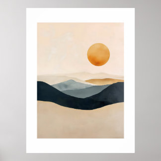 Horizon Gehouden in Stil Licht Poster