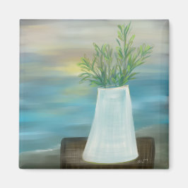 Horizon Glow Bouquet Original Art Magneet