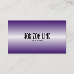 Horizon Line - Paars Visitekaartje