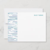 Horizon Lines Stationery Note Kaart - Pool (Voorkant)