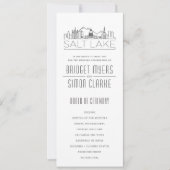 Horizon stylisé de Salt Lake City | Programme de m (Devant)