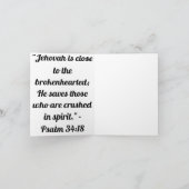 Horizon Sun, met tekst, 4" x 5,6" Kaart (Binnen)