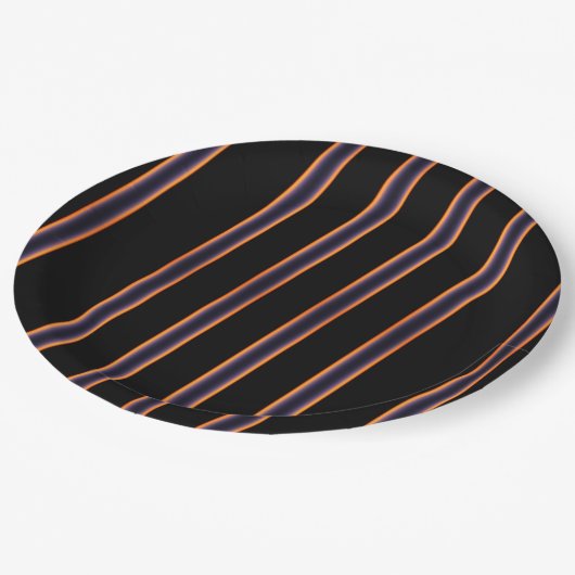 Horizon Sunset, het Patroon Papieren Bordje (Gekanteld)