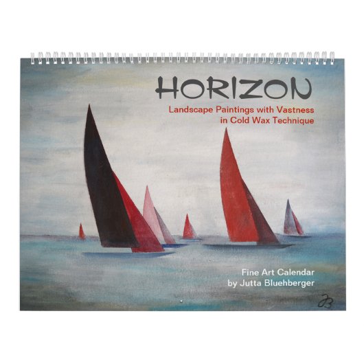 Horizons - Kunstkalender Kalender (Hoes)