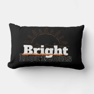 Horizons lumineux simples Coussin Lumbar