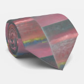 "Horizons" Mannen Design van Abstract Stropdas (Opgerold)