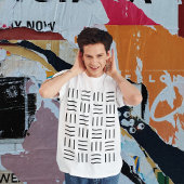 Horizontaal en verticaal t-shirt