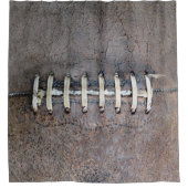 Horizontaal football douchegordijn (Voorkant)