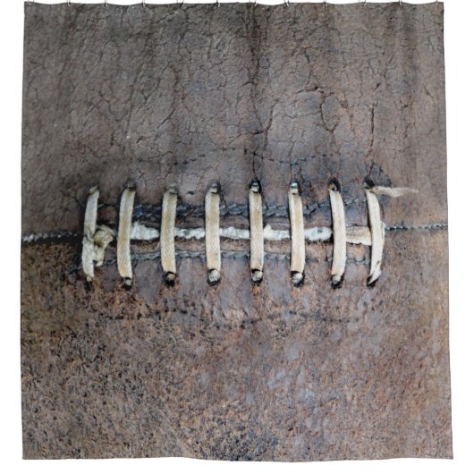 Horizontaal football douchegordijn (Voorkant)