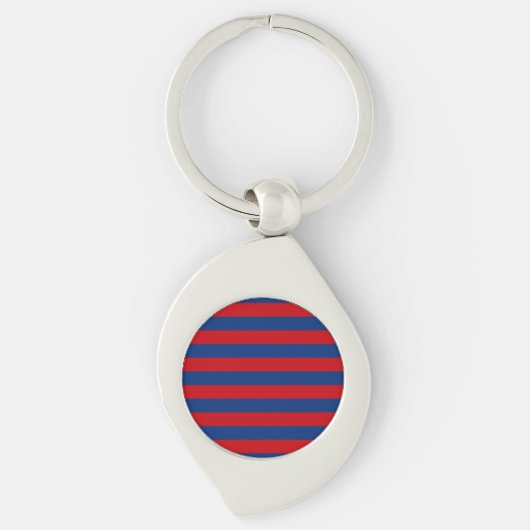 Horizontaal grote, moderne trilling sleutelhanger (Voorkant)