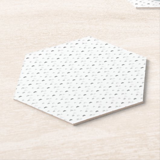 Horizontaal, middelgrijs kartonnen onderzetters (Schuin)