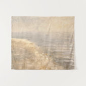 Horizontaal neutraal Abstract minimalistisch wandt Wandkleed (Voorkant (horizontaal))