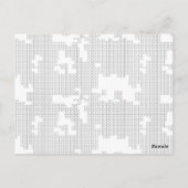 Horizontaal, Porcelein, Briefkaart van Seashell (Achterkant)