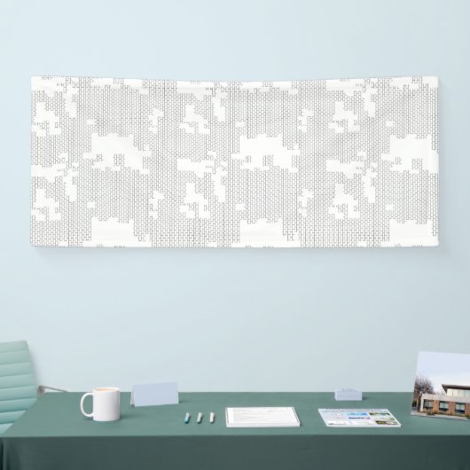 Horizontaal, Porcelein, Seashell Banner (Beurs)