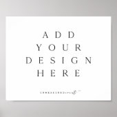 Horizontaal Poster afdrukken (Voorkant)