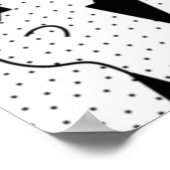 Horizontaal, Quill Grey Pedestal Sign Poster (Hoek)