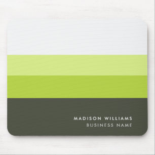Horizontaal Stripe Monogram van Custome Colorblock Muismat
