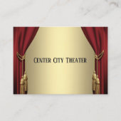 Horizontaal theater visitekaartje (Voorkant)