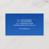 horizontaal visitekaartje van het bureau voor desi (Achterkant)