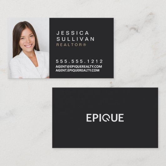 Horizontaal Visitekaartjes (Voorkant / Achterkant)