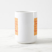 horizontal benachteiligt koffiemok (Center)