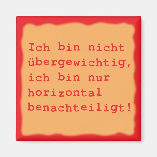 horizontal benachteiligt magneet (Voorkant)