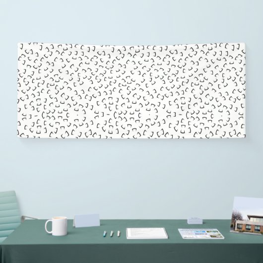 Horizontal, Iridium, Bannière d'anguille noire (Salon professionnel)