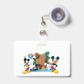 Horizontale badge (Front with Retractable)