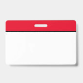 Horizontale badge (Back)