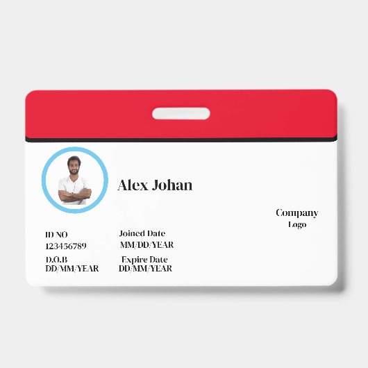 Horizontale badge (Front)