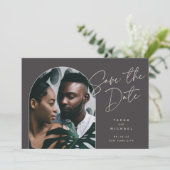 Horizontale boog | Foto Save The Date (Staand voorkant)