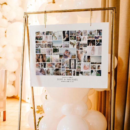 Horizontale Creëer Uw Eigen 56 Fotocollage Poster