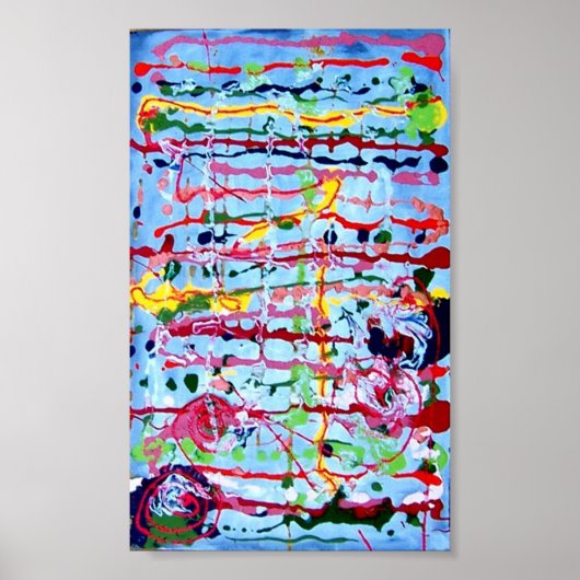 Horizontale druppel poster (Voorkant)