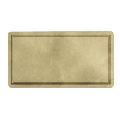 Horizontale effen apothekersetiket etiket (Voorkant)