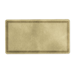 Horizontale effen apothekersetiket etiket