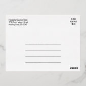 Horizontale foto - Offset Huge Script - Cheers Folie Feestdagen Briefkaart (Achterkant)